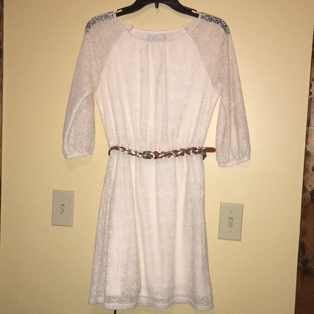 Off-White Lace Dress